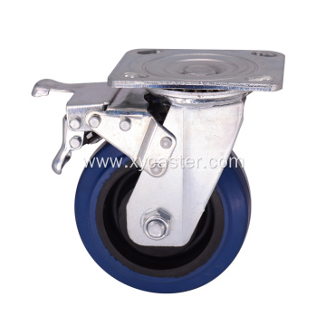 5 Inch trolley caster wheel with Dual Locking